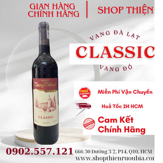 Vang đà lạt đỏ classic 12 750ml
