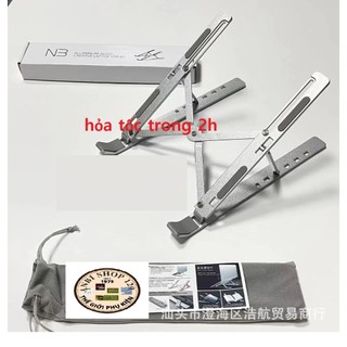 Giá đỡ Laptop , Giá kê MacBook , Ultrabook chất liệu bằng nhôm điều chỉnh độ cao , chống mỏi cổ, dễ gấp gọn