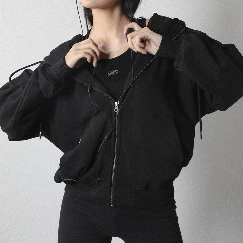 PROJECT 95 - BLANK ZIPPED HOODIE - ÁO KHOÁC NỈ CUA 380GSM CÓ DÂY KÉO