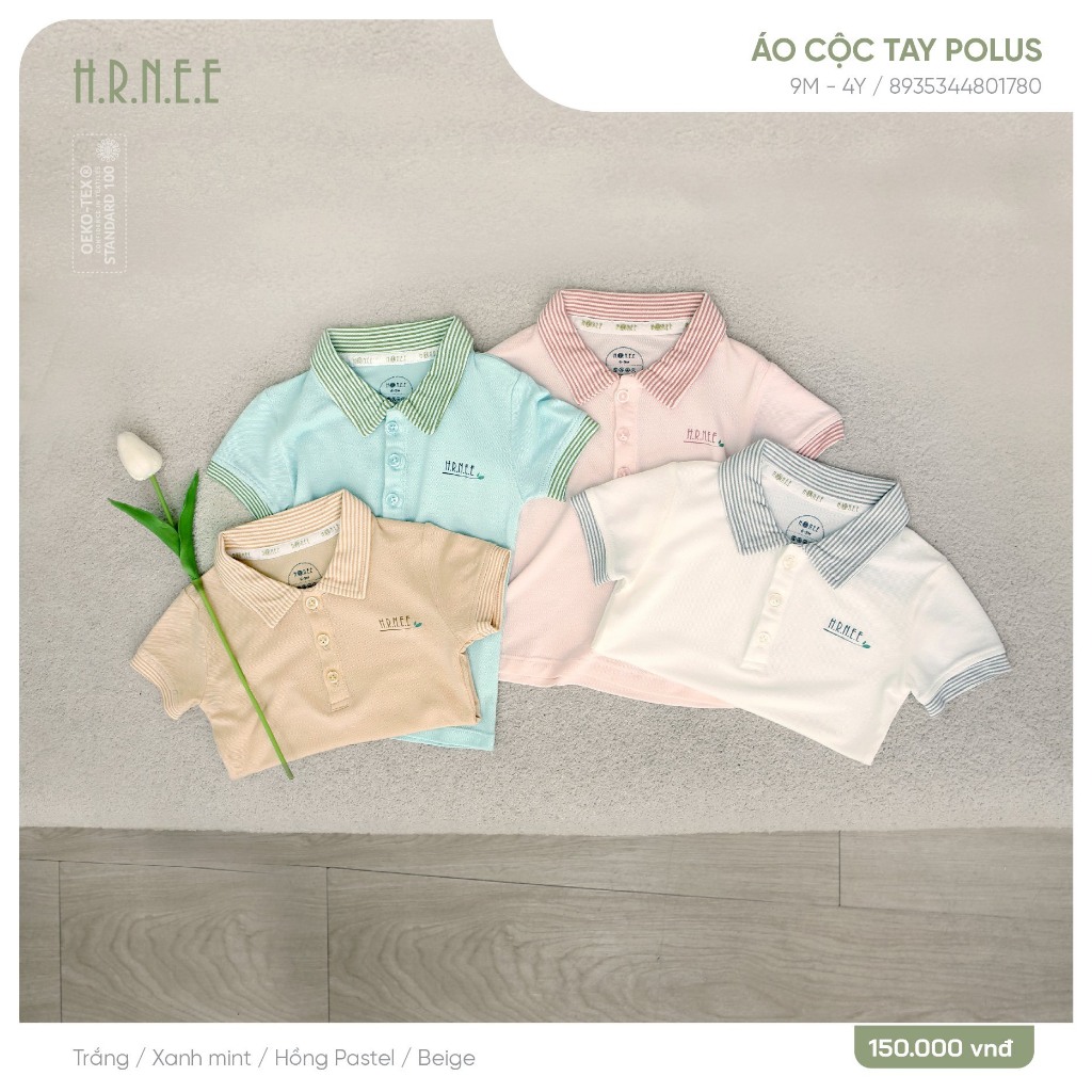 ( HRNEE) Áo cộc tay Polus