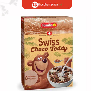 Ngũ cốc Familia vị sôcôla hình gấu cho trẻ em hộp 250g