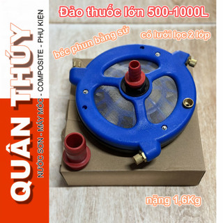 Bộ đảo trộn thuốc trừ sâu tự động loại lớn 20cm - CÓ lước lọc 2 lớp, béc phun bằng SỨ