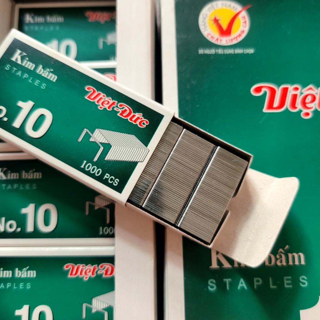(5 hộp) Kim bấm giấy No.10, Việt Đức
