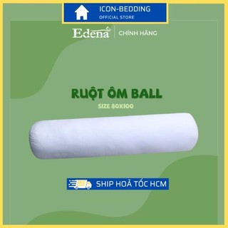 Ruột gối ôm edena gòn ball, kích thước 80x100cm, bảo hành chính hãng