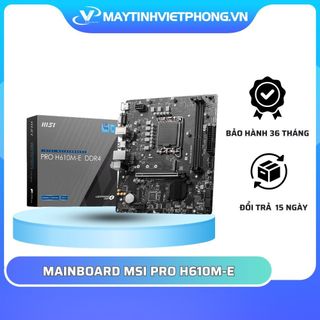 MAINBOARD MSI PRO H610M-E DDR4 