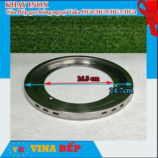Khay inox của bếp gas hồng ngoại taka hg8,hg9, hg3, hg4