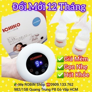 [Bao Đổi Mới 1 Năm]Máy Hút Sữa Điện Đôi ICHIKO Nhật Bản M5 (Massage;Kích sữa;Vắt Kiệt)