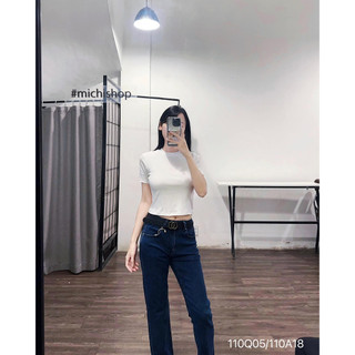 Áo thun croptop basic - 110A18