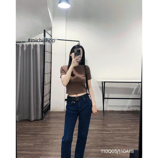 Áo thun croptop basic - 110A18