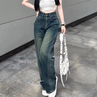 Quần Jean nữ ống rộng size 40-60kg, quần bò nữ ống xuông tôn dáng