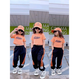 set đồ thể thao cá tính cho bé gái