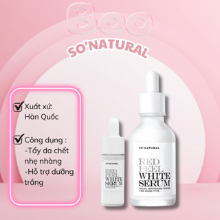 Tinh Chất Dưỡng Trắng So Natural Red Peel White Serum - Màu Trắng