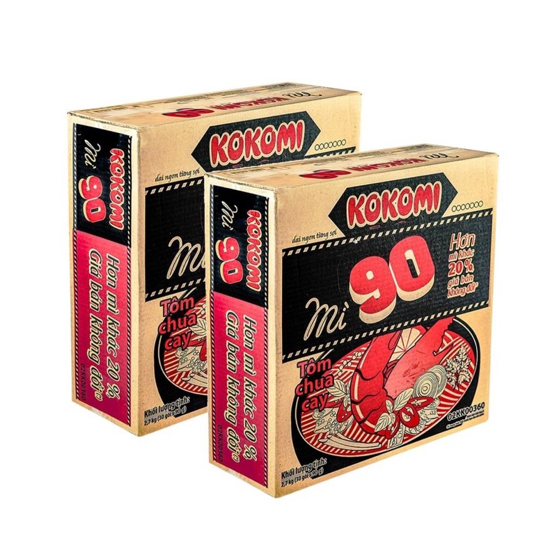 THÙNG MÌ KOKOMI ĐẠI 30 GÓI
