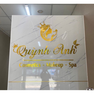chữ ALU gương vàng cắt theo yêu cầu ( Thanh Thảo)