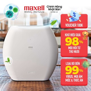 Máy lọc không khí maxell ae270 nhật - ozone diệt khuẩn khử mùi mùi thú cưng, ẩm mốc, thức ăn, nhà cửa, văn phòng