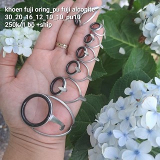 Khoen fuji sứ oring màu xám bạc dựng cần câu lục ngâm...