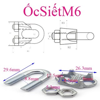 Ốc Siết Cáp M6,M8