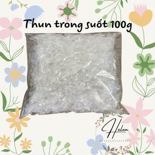 Thun Cột Tóc Nhiều Loại - Chất Liệu Bền, Đa Dạng Màu Sắc, Size 100g & 500g