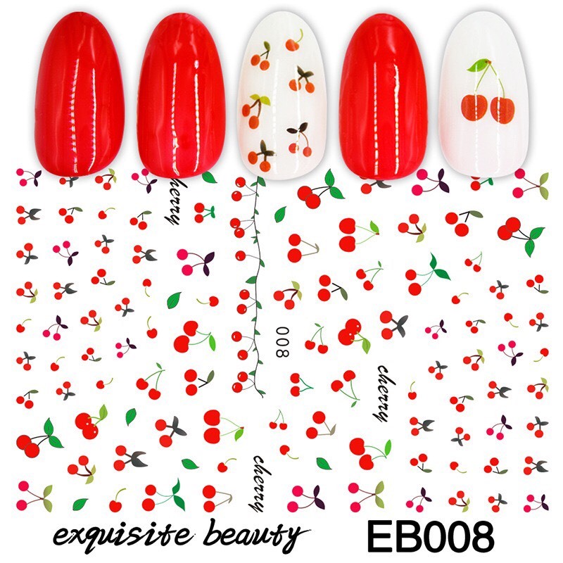STICKER DÁN MÓNG HÌNH QUẢ CHERRY