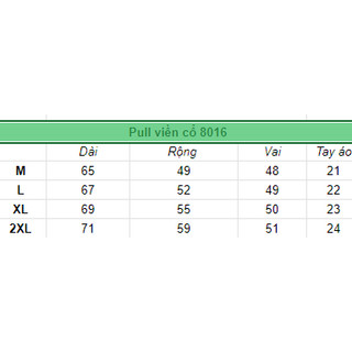 Áo Pull Nam Viền Cổ 8016 RHODISHOP