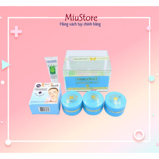 Bộ kem đánh bay mụn yan hee xanh dương Thái Lan