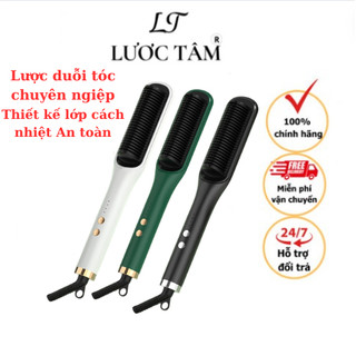 Lược điện chải duỗi tóc tạo kiểu chuyên nghiệp chống bỏng Lược Tâm cao cấp