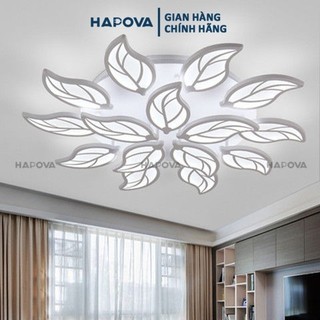 Đèn mâm ốp trần hình chiếc lá 15 cánh HAPOVA OSSI 121