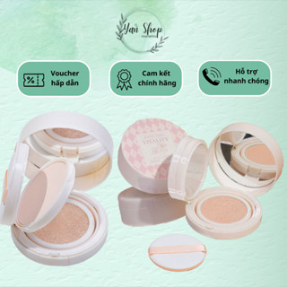 Cushion Phấn Phủ 2 in 1 Kết Hợp 2 Tầng GOGO TALES che khuyết điểm và kiềm dầu GT361