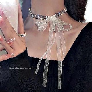 Nhanho choker vòng cổ - cài đá lizzy 1508