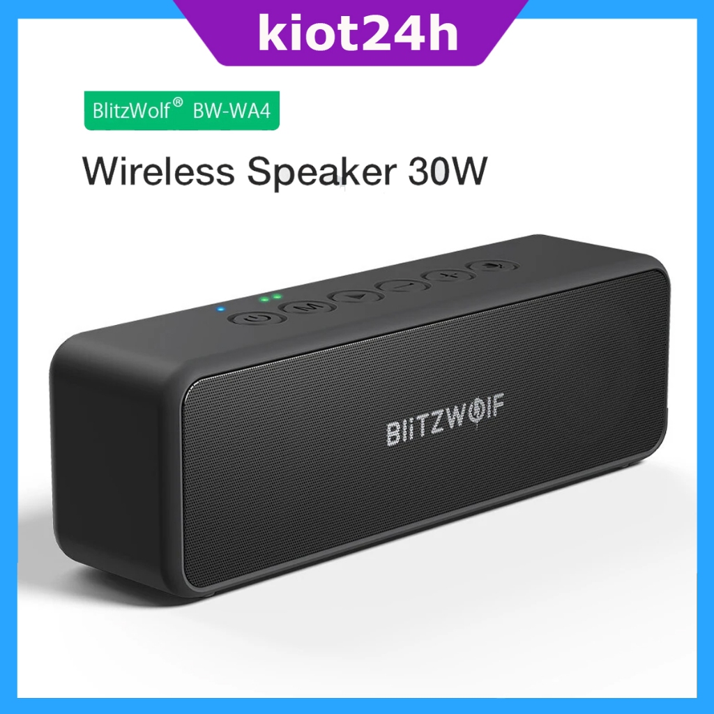 Loa Bluetooth Blitzwolf WA4 công suất 30W pin 3600mah chống nước IPX6