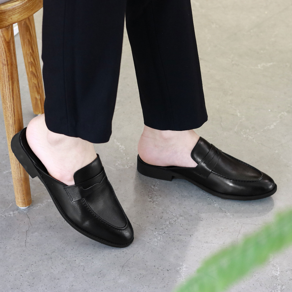 [Mã INBAU404 giảm 40K đơn 249K] Giày Sục Nam Da Bò Nhập Khẩu, Giày Sục Nam Đơn Giản Sang Trọng 2 Màu Đen Nâu Mã S008 | BigBuy360 - bigbuy360.vn