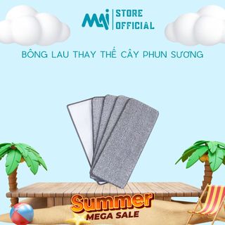 Bông Lau Nhà Phun Sương, Miếng Lau Nhà Thay Thế Cây Lau Phun Sương Cao Cấp Kích Thước 12x40cm - MAI STORE