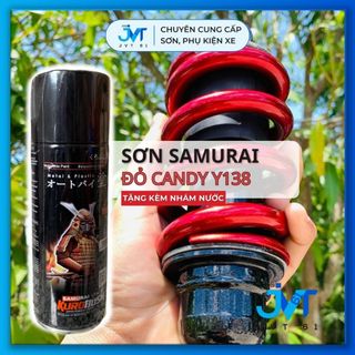 Sơn Màu Đỏ Candy Samurai Y138 - Dòng Sơn Xe Máy, Oto Giá Rẻ, Độ Bền Cao