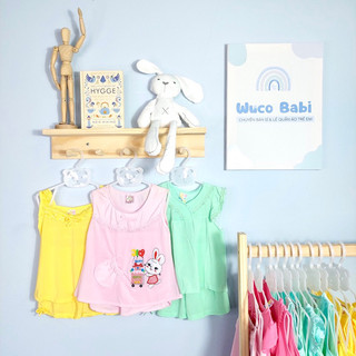 Combo 3 bộ thun lạnh bé gái vải cực mát wucobabi