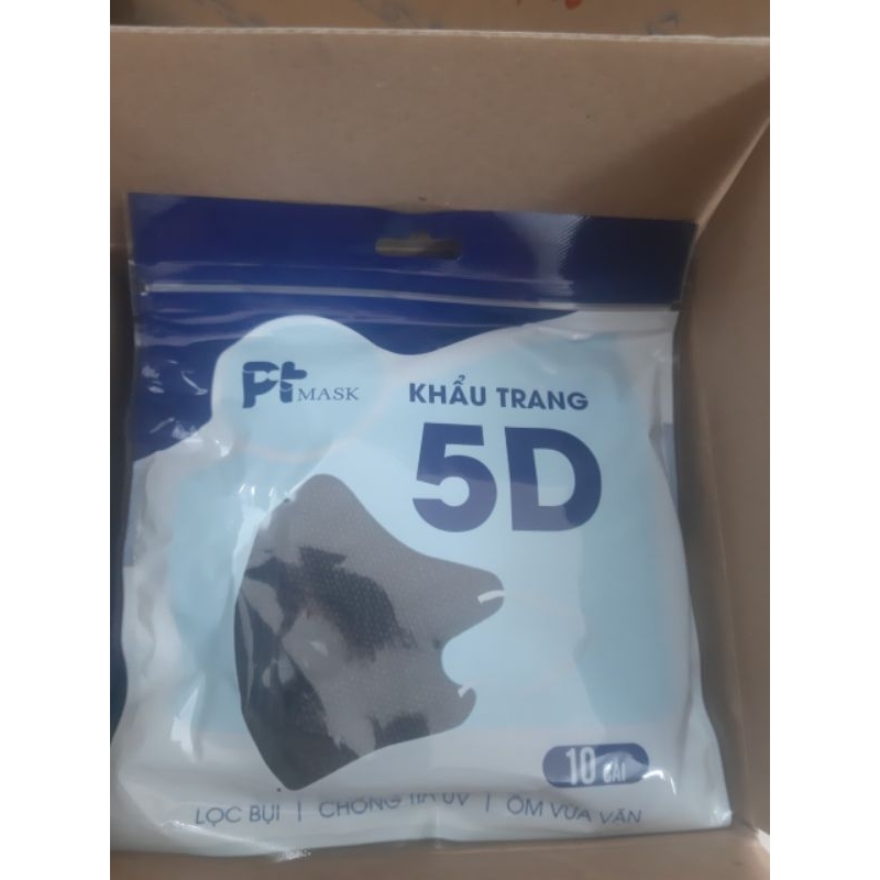 KHẨU TRANG 5D PT MASK NGƯỜI LỚN (50 CÁI)**