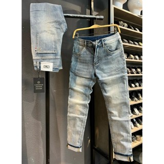 Quần jean nam 8763 - J3548 dài màu xanh bạc mẫu mới K3 STORE