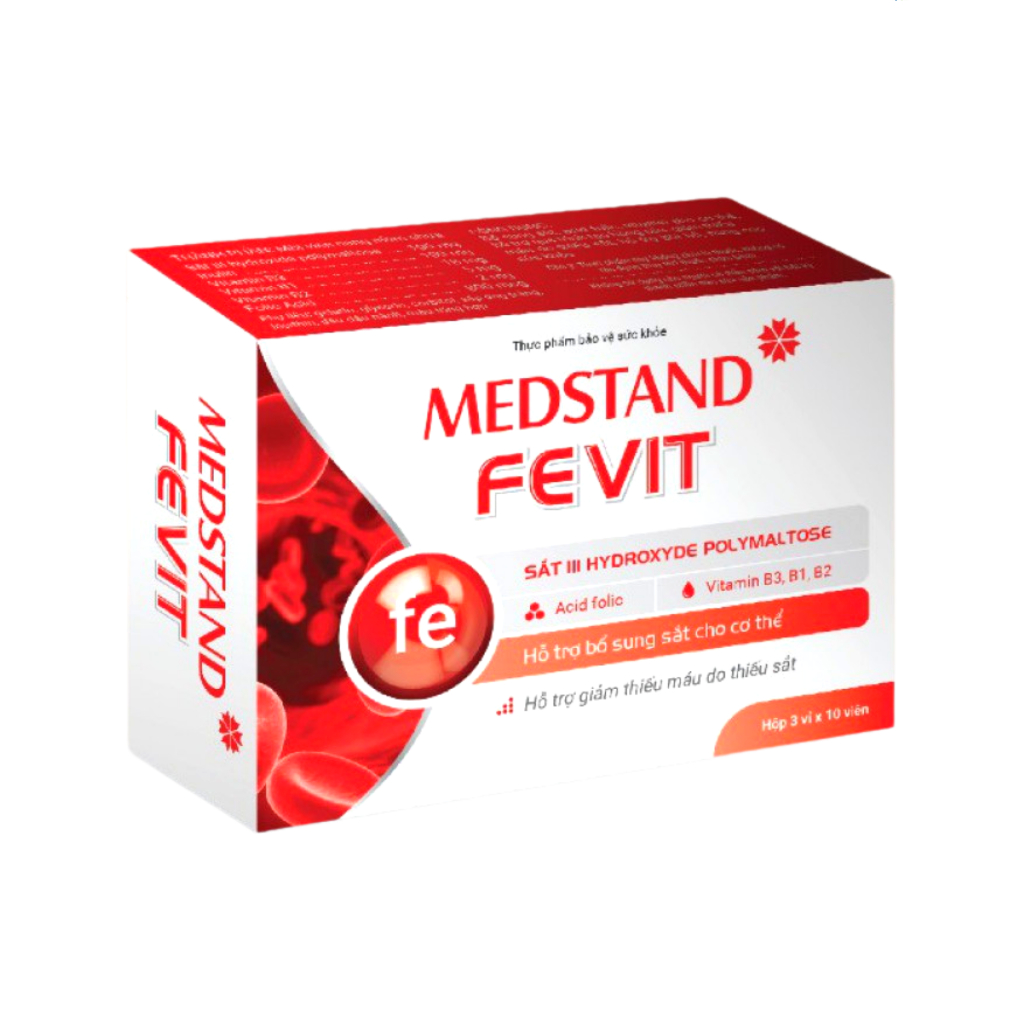 MEDSTAND FEVIT Bổ sung sắt giảm thiếu máu