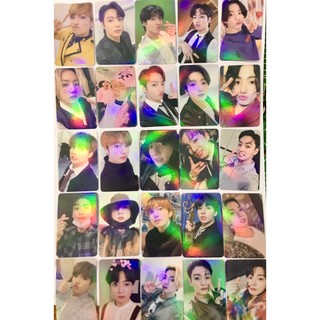 Set 50 photo card unoff hologram bts-jungkook