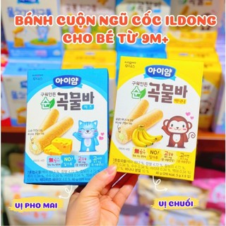 Bánh cuộn ngũ cốc ăn dặm Ildong Hàn Quốc đủ vị dành cho bé từ 9m+