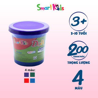 Đất nặn smartkids dough sk-dc200r - hũ 200g, nhiều màu lựa chọn