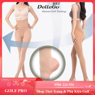 Quần tất golf nữ Dellego chống nắng tia UV siêu co giãn chính hãng Hàn Quốc