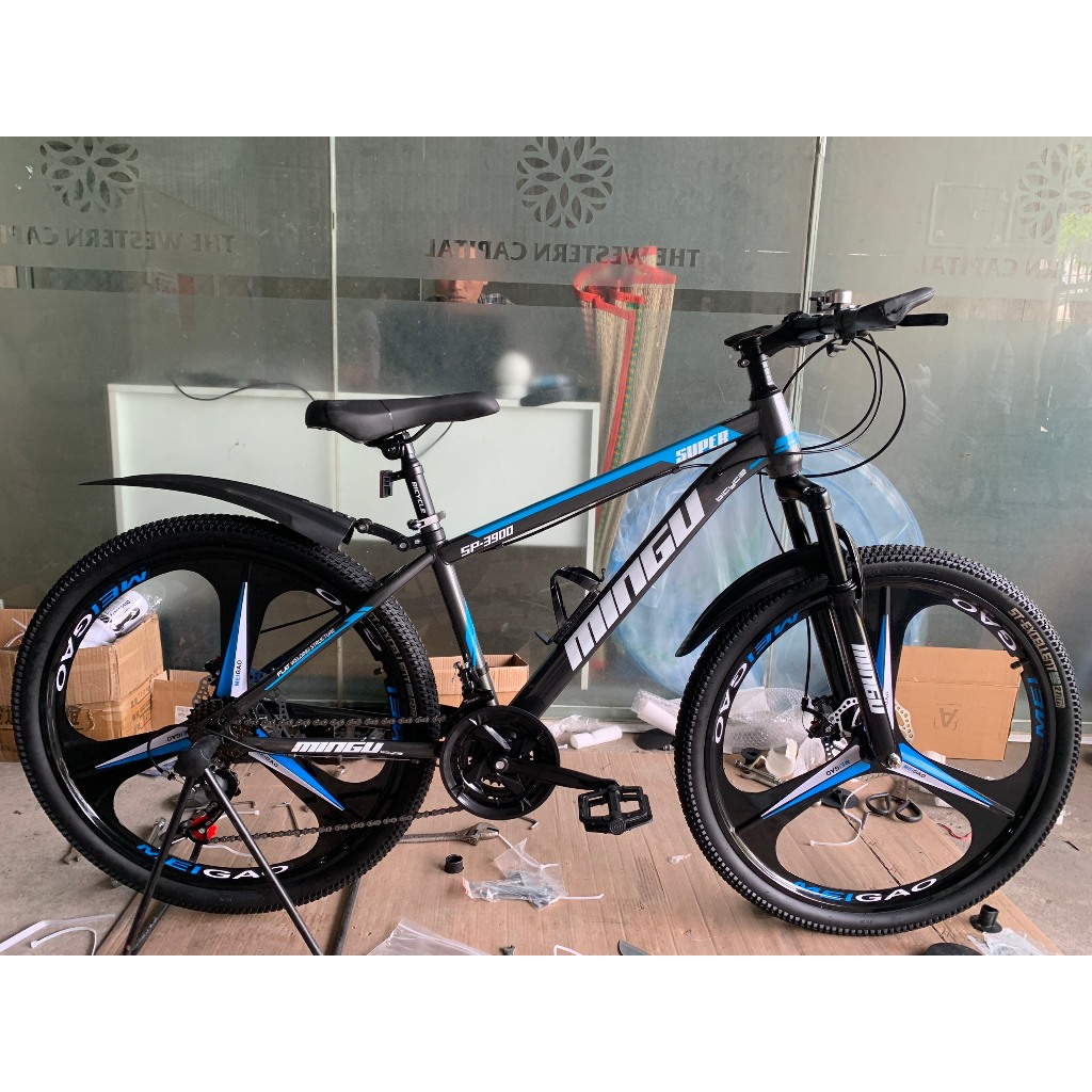 Xe đạp thể thao 26inch MINGU vs 2 phiên bản nan hoa và vành đúc (hàng có sẵn)