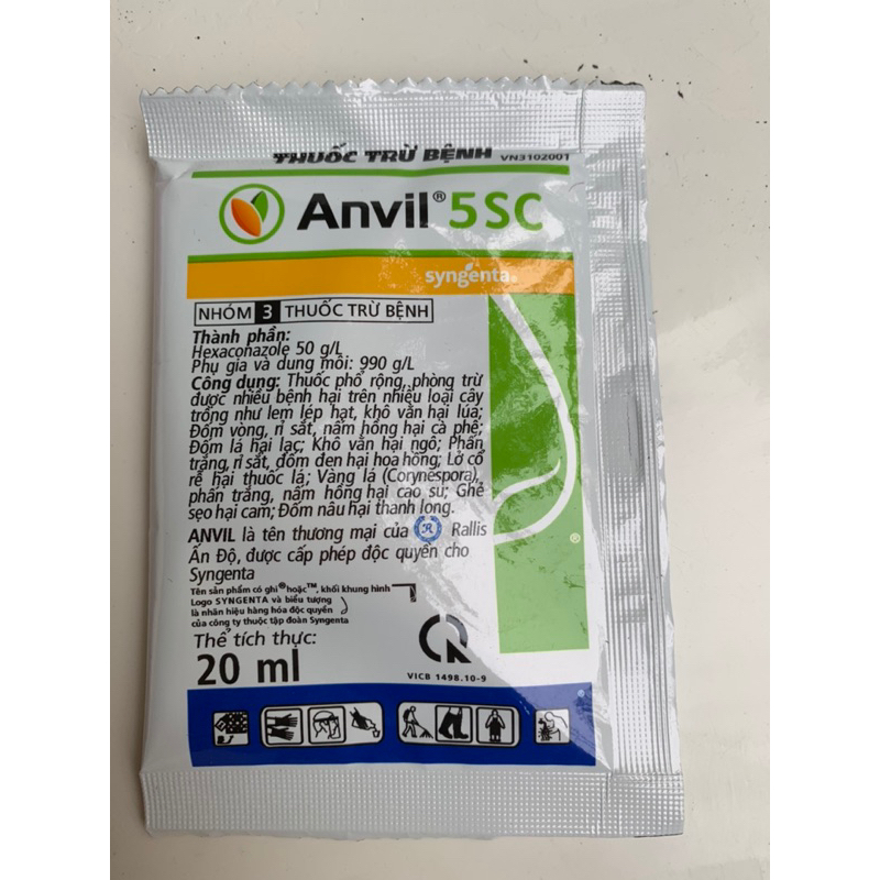 Tri nấm bệnh Anvill gói 20 ml