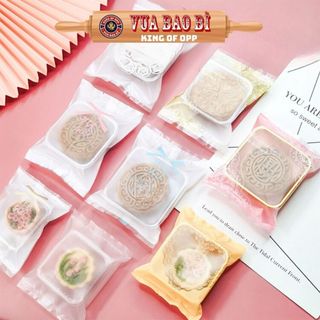 Túi đựng bánh kẹo, bao bì đựng bánh, họa tiết, hàn nhiệt - VUA BAO BÌ