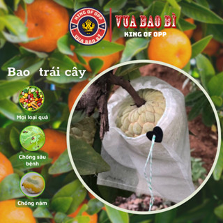 100 Túi bọc trái cây ổi, bưởi, xoài, na, mít, mướp nhiều kích thước dùng 3-5 mùa - VUA BAO BÌ