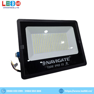 Đèn pha 100w navigate led ánh sáng trắng siêu sáng chiếu sáng xa