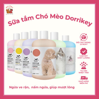 Sữa tắm cho Chó Mèo Dorrikey, Trị ve rận, Nấm, Ngứa, giúp mượt lông (510ml) - MyPet Shop - Hà Nội
