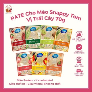 Combo 10 gói pate mix vị snappy tom, ciao, happy 100, wanpy, meowcat - mypet shop - hà nội