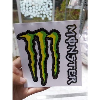 Tem dán m o n s t e r s dán xe giá rẻ