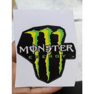 Hai tem dán m o n s t e r s dán xe nón